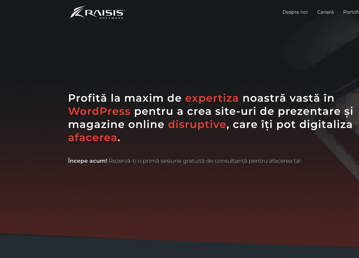 Web Design Portofoliu